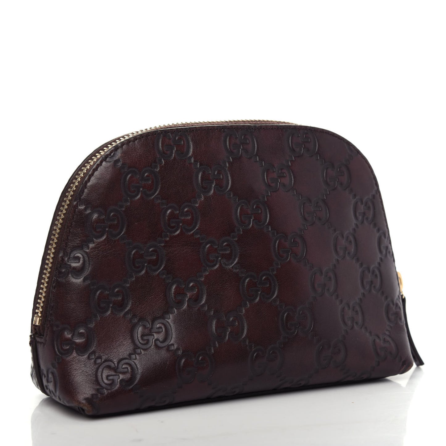 Guccissima Cosmetic Case Dark Brown