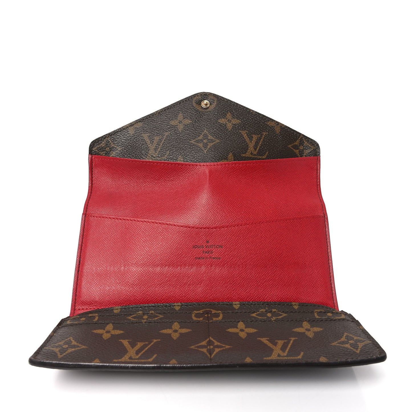 Monogram Josephine Wallet Red