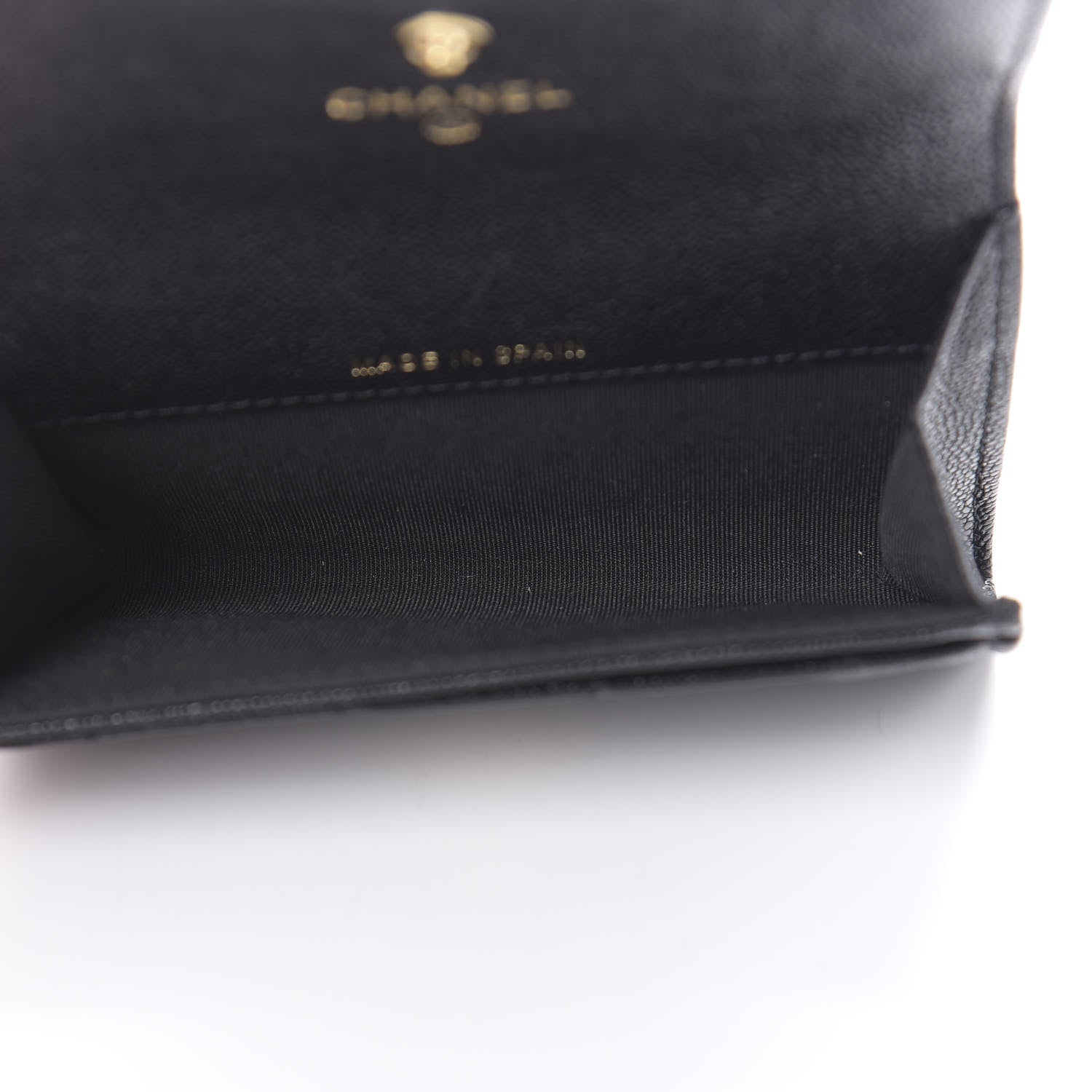 Chanel Caviar Quilted Boy Flap Card Holder Black 5 of 9