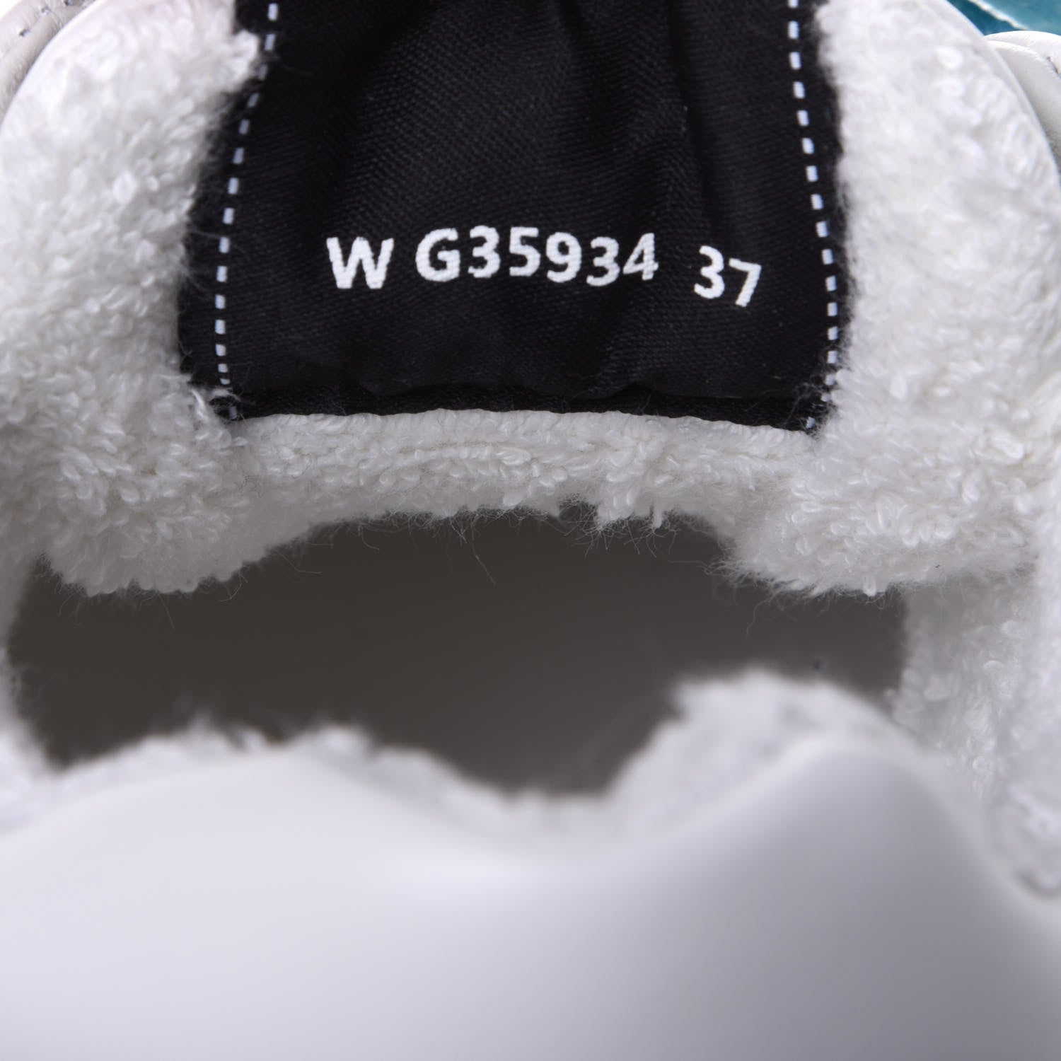 Chanel Calfskin Womens Logo Sneakers 37 White Blue 10 of 11