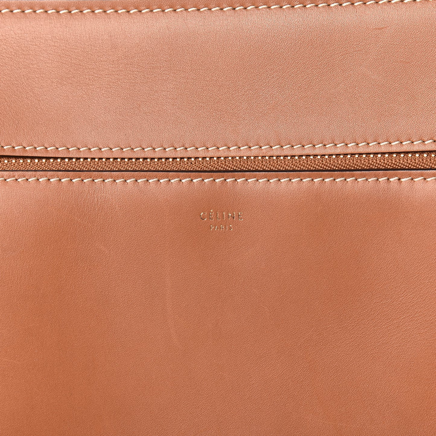 Smooth Calfskin Large Edge Shoulder Bag Camel