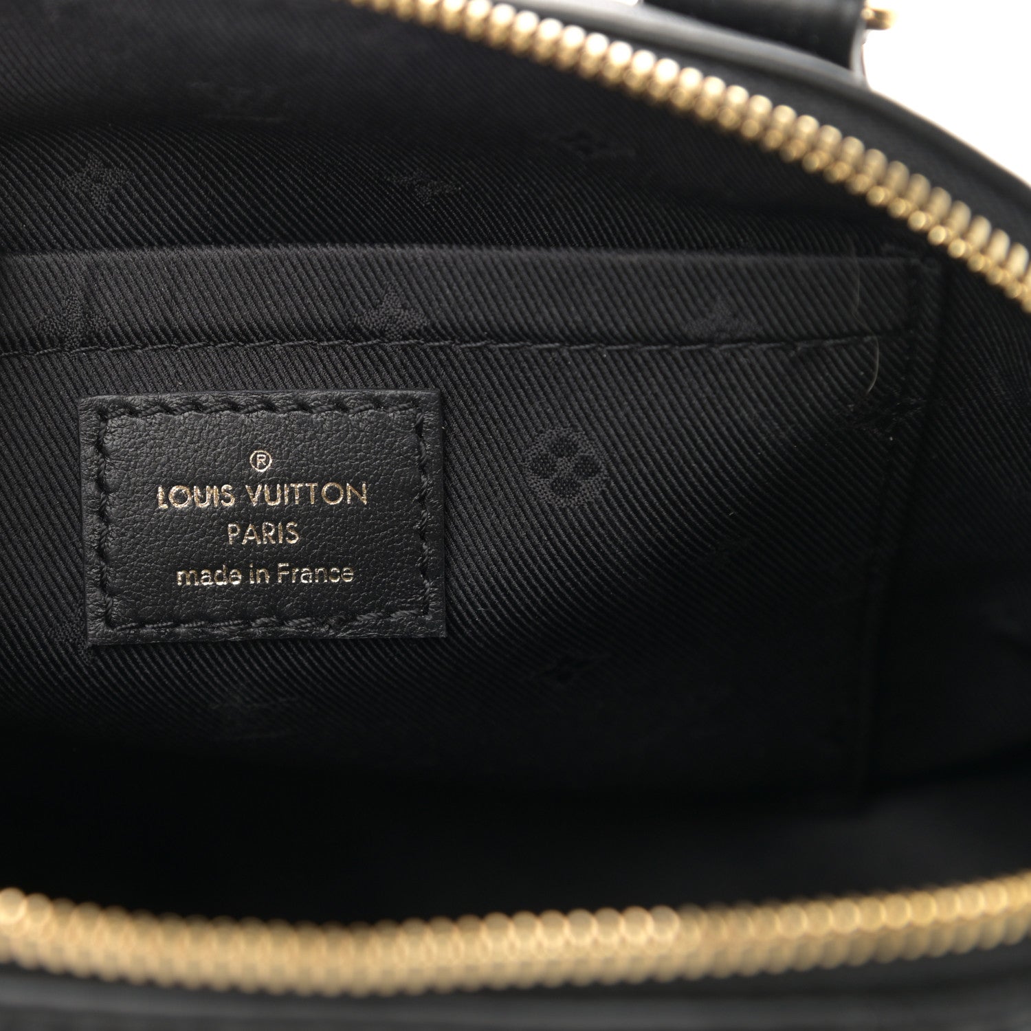 Louis Vuitton Calfskin Bubblegram Alma BB Black 6 of 10