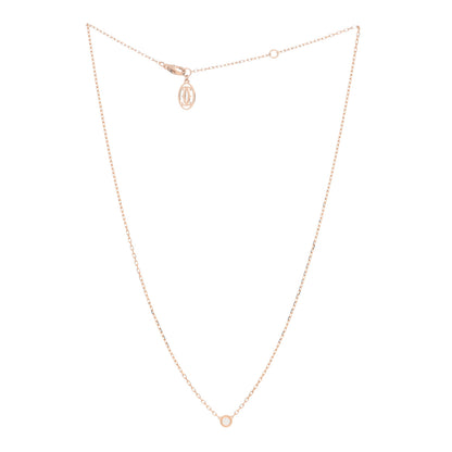 Cartier 18K Pink Gold Diamond SM D'Amour Pendant Necklace 2 of 4