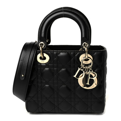 Christian Dior Lambskin Cannage Small My ABCDior Lady Dior Black 1 of 10