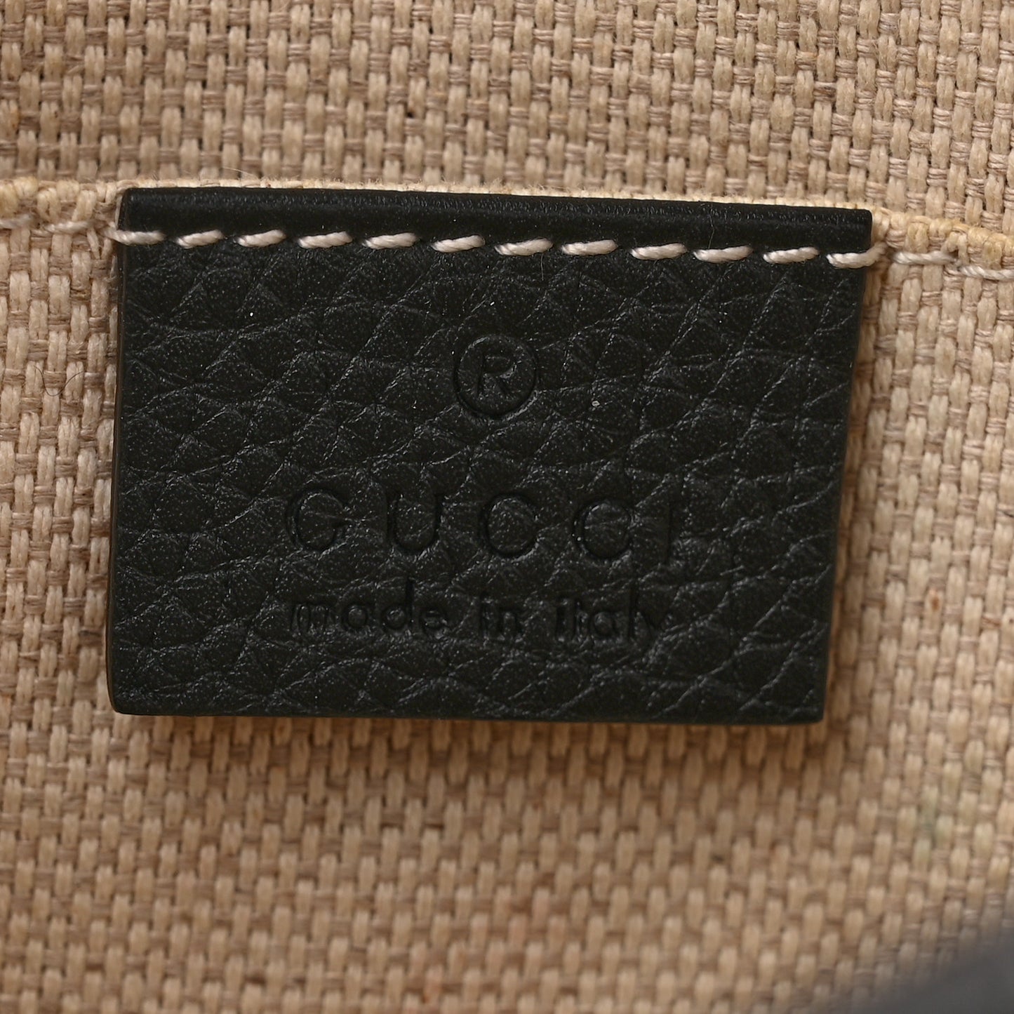 Pebbled Calfskin Small Soho Disco Bag Black