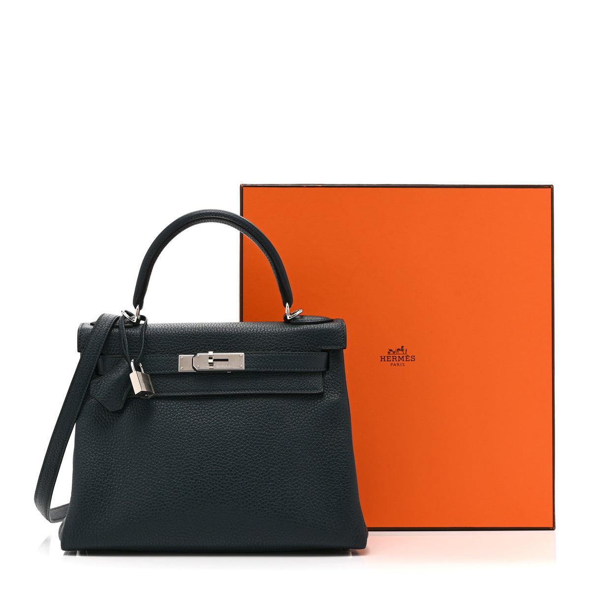 Hermes Togo Kelly Retourne 28 Vert Cypress 11 of 11