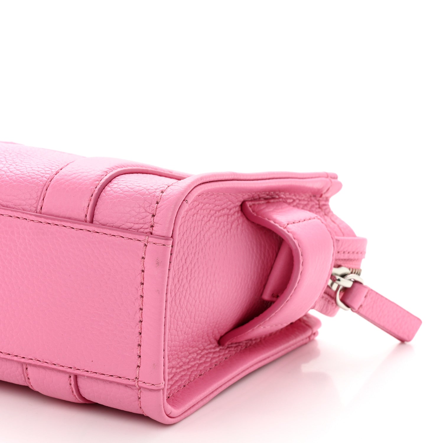 Marc Jacobs Grained Calfskin Mini The Tote Bag Candy Pink 10 of 10