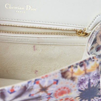 Christian Dior Calfskin Printed Small KaleiDiorscopic Diorama Flap Bag Latte Multicolor 13 of 14