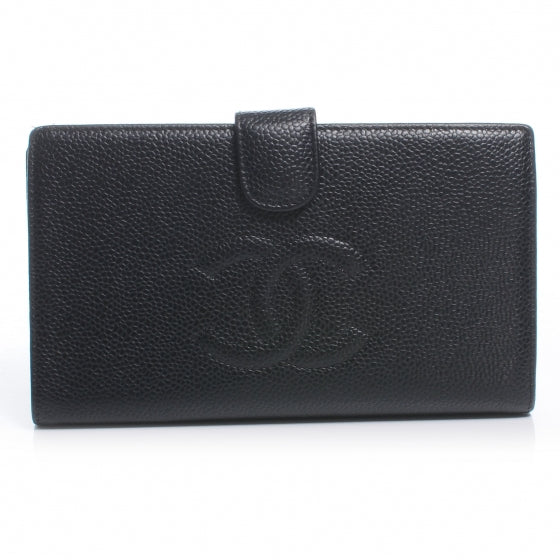 Chanel Caviar CC Wallet Black 1 of 8