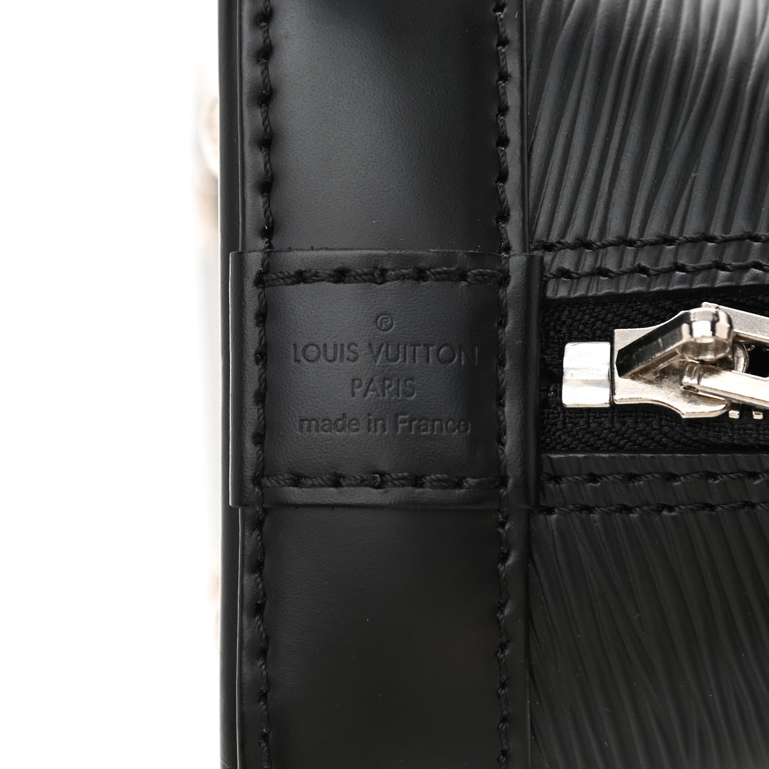 Louis Vuitton Epi Jacquard Alma BB Black 6 of 7