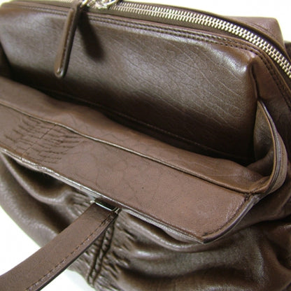 Christian Dior Lambskin KARENINA Large Tote Brown 11 of 11