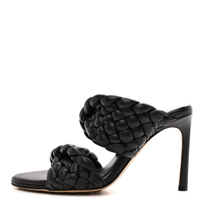 Bottega Veneta Nappa Twisted Padded Intrecciato Curve Slide Sandals 36.5 Fondant 1 of 9