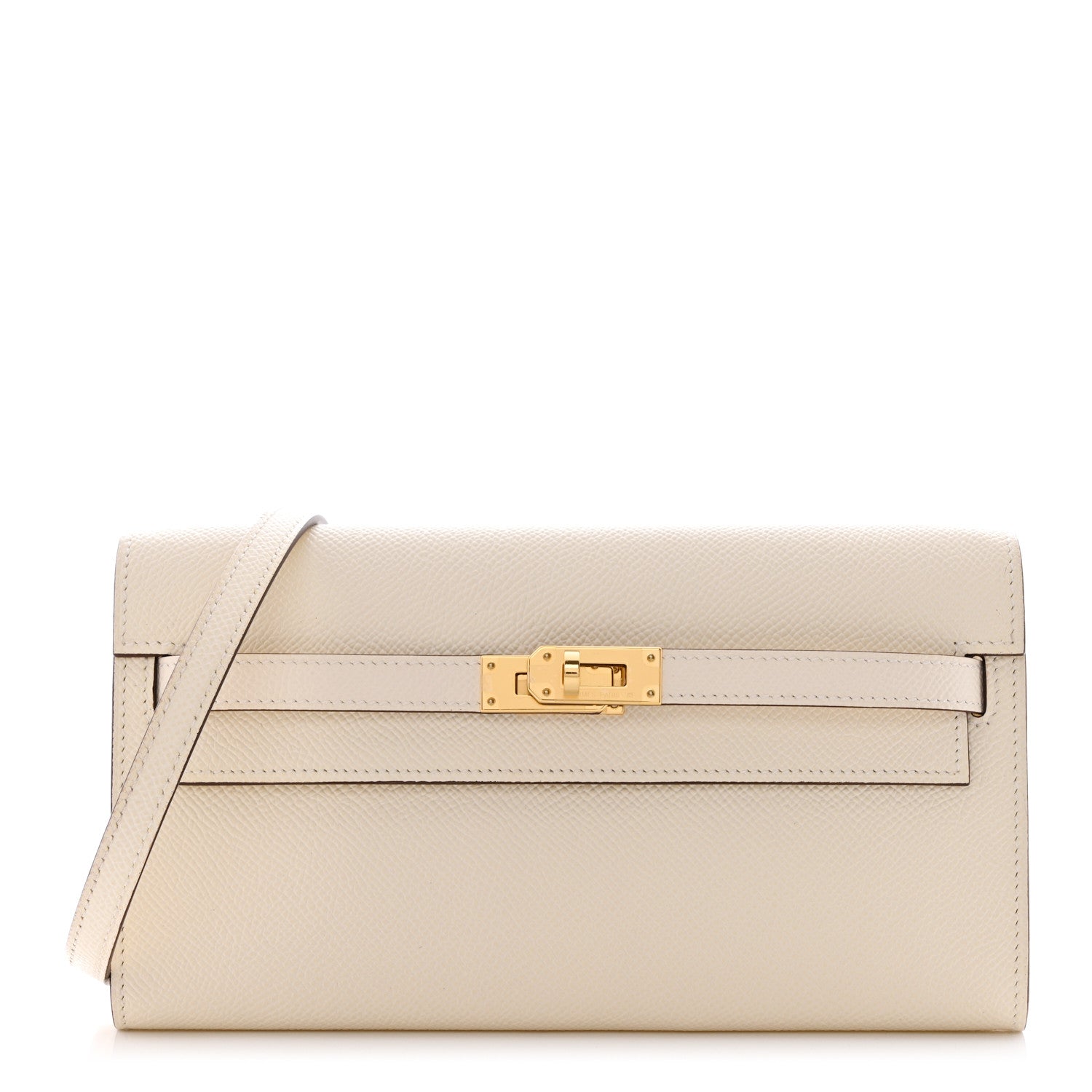 Hermes Epsom Verso Kelly Wallet To Go Nata Jaune Poussin 1 of 11