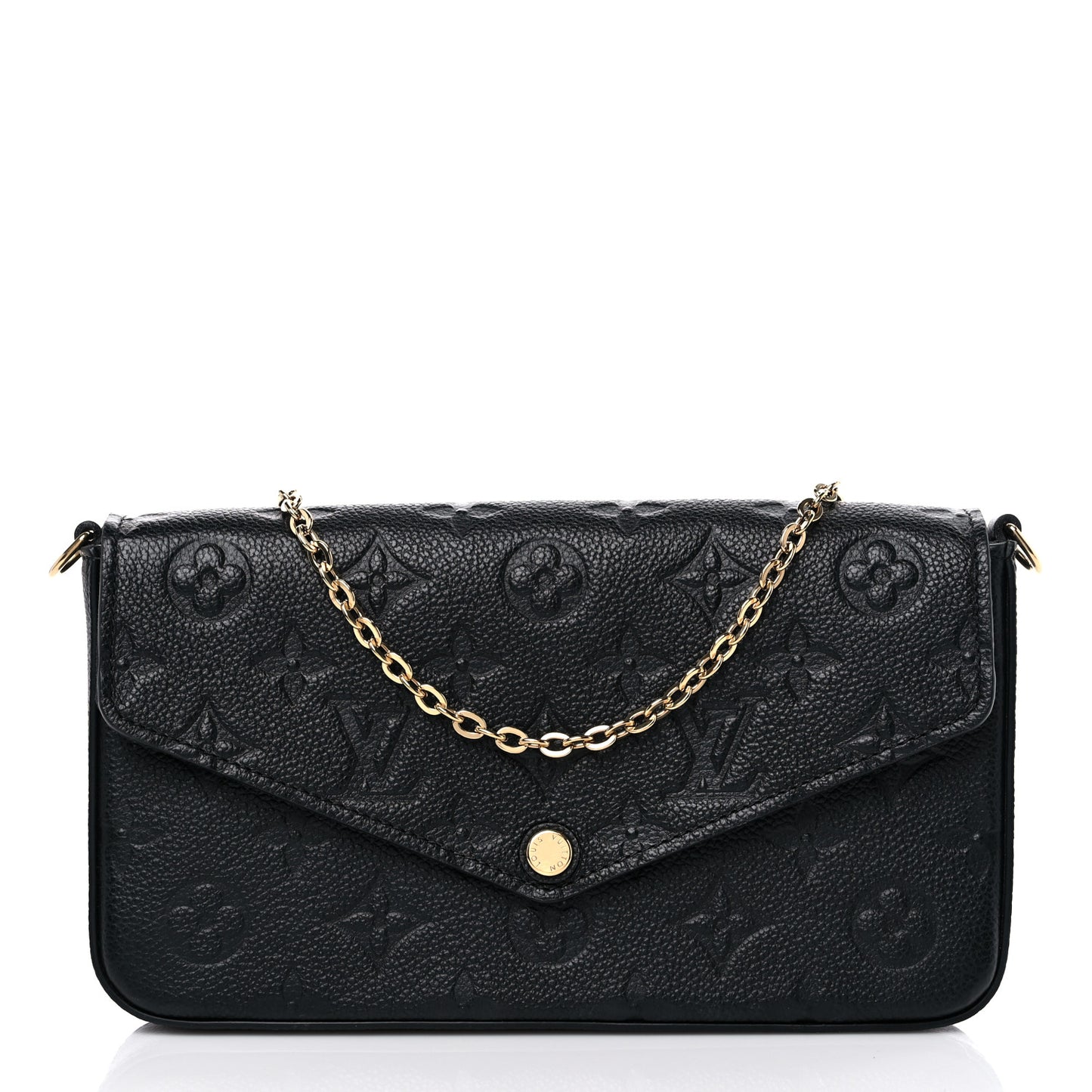 Empreinte Pochette Felicie Chain Wallet Black