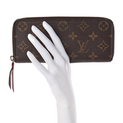 Louis Vuitton Monogram Clemence Wallet Fuchsia 2 of 7