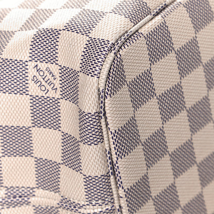 Louis Vuitton Damier Azur Braided Neverfull MM Orange 9 of 14
