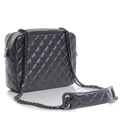 Chanel Metallic Lambskin Plexiglass Evening Art Flap Silver 3 of 7