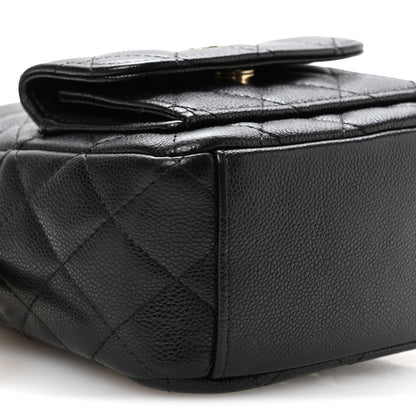 Chanel Caviar Quilted CC Mini Classic Backpack Black 9 of 10