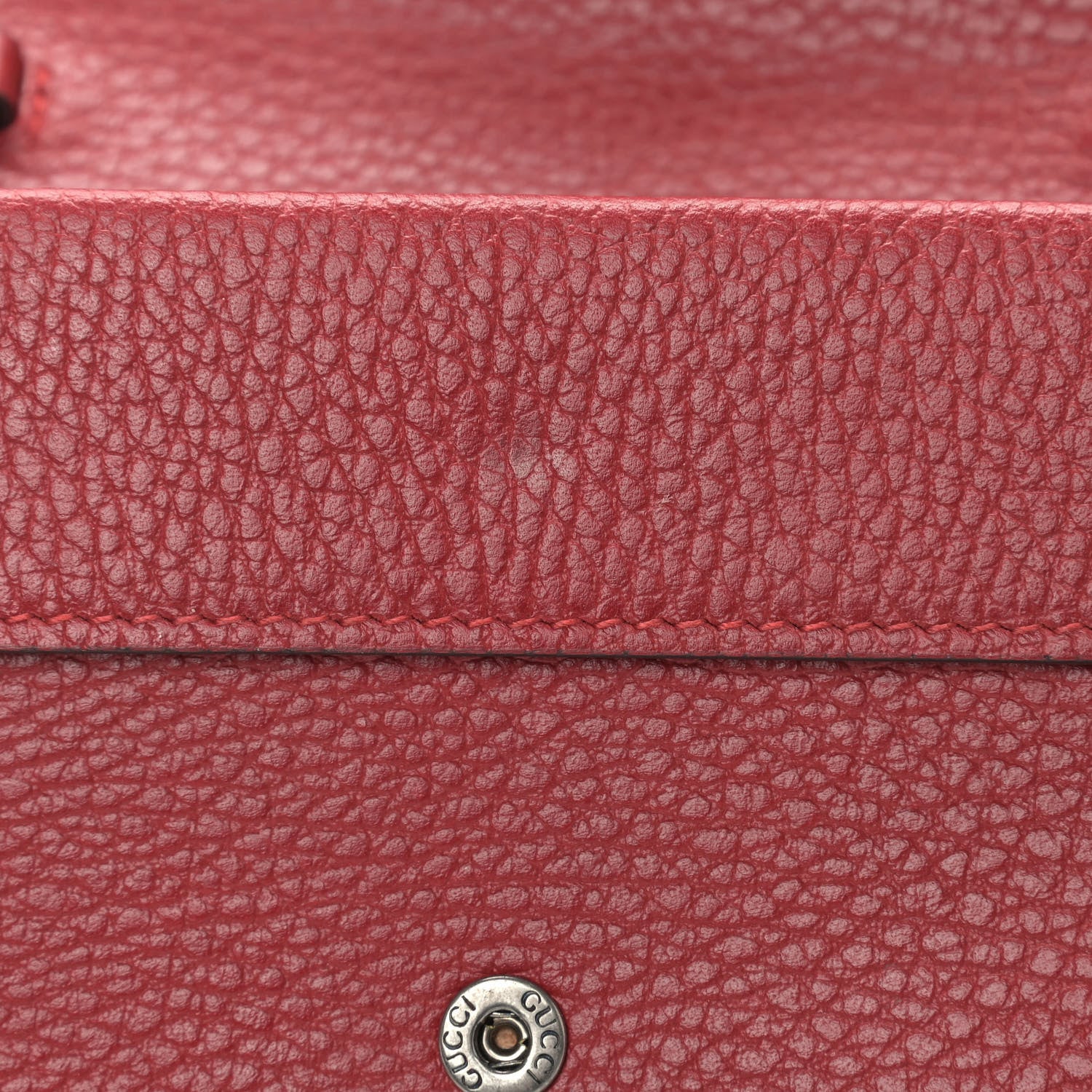 Gucci Calfskin Super Mini Dionysus Shoulder Bag Hibiscus Red 9 of 12