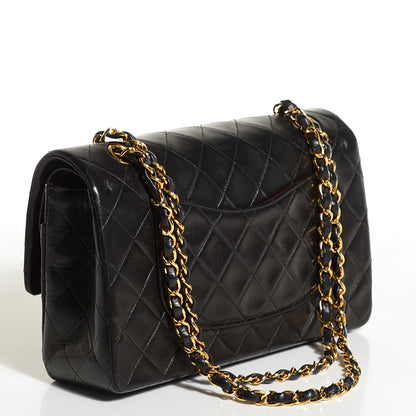 Chanel Lambskin Quilted Medium Double Flap Black 3 of 11