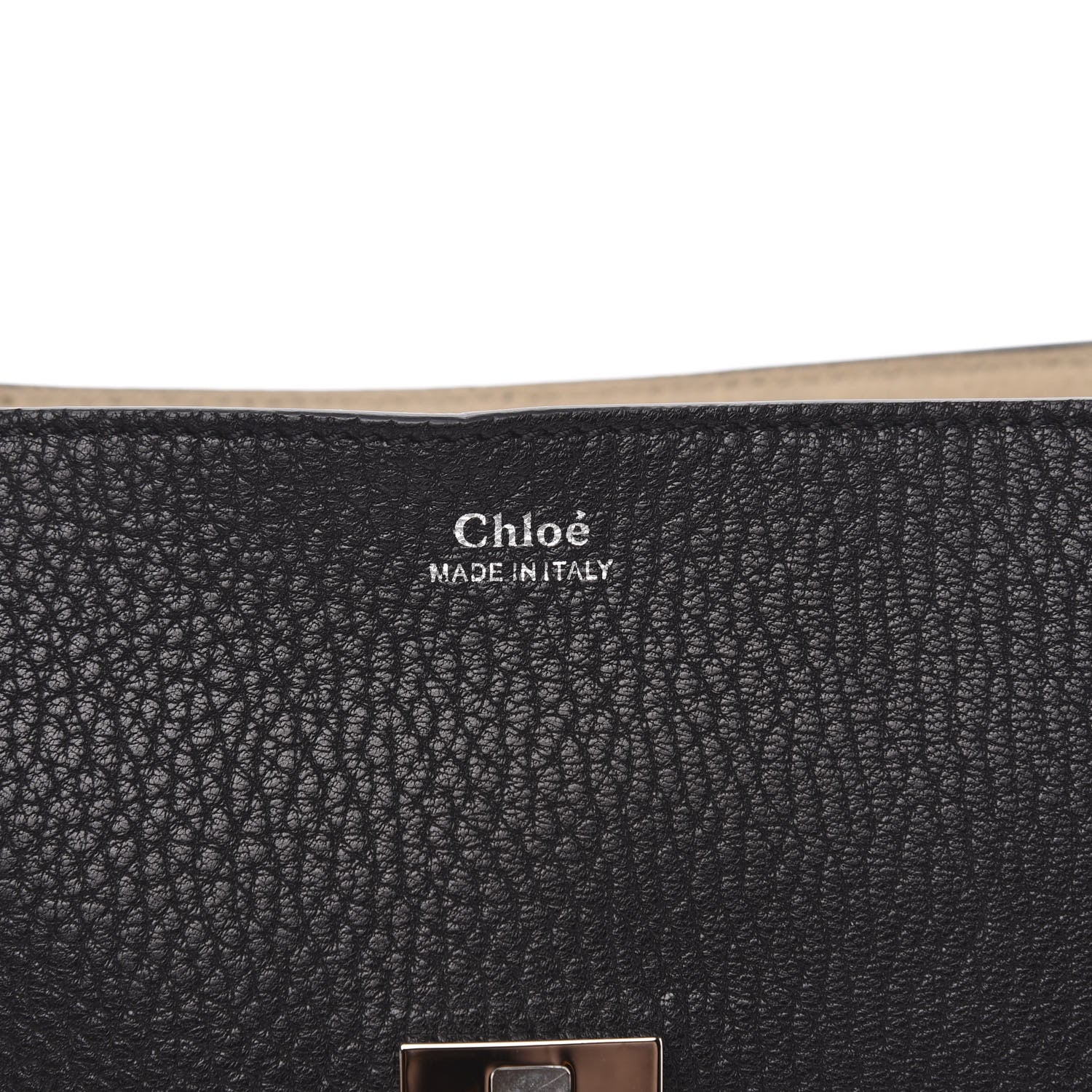 Chloe Grained Lambskin Drew Shoulder Bag Black 5 of 10