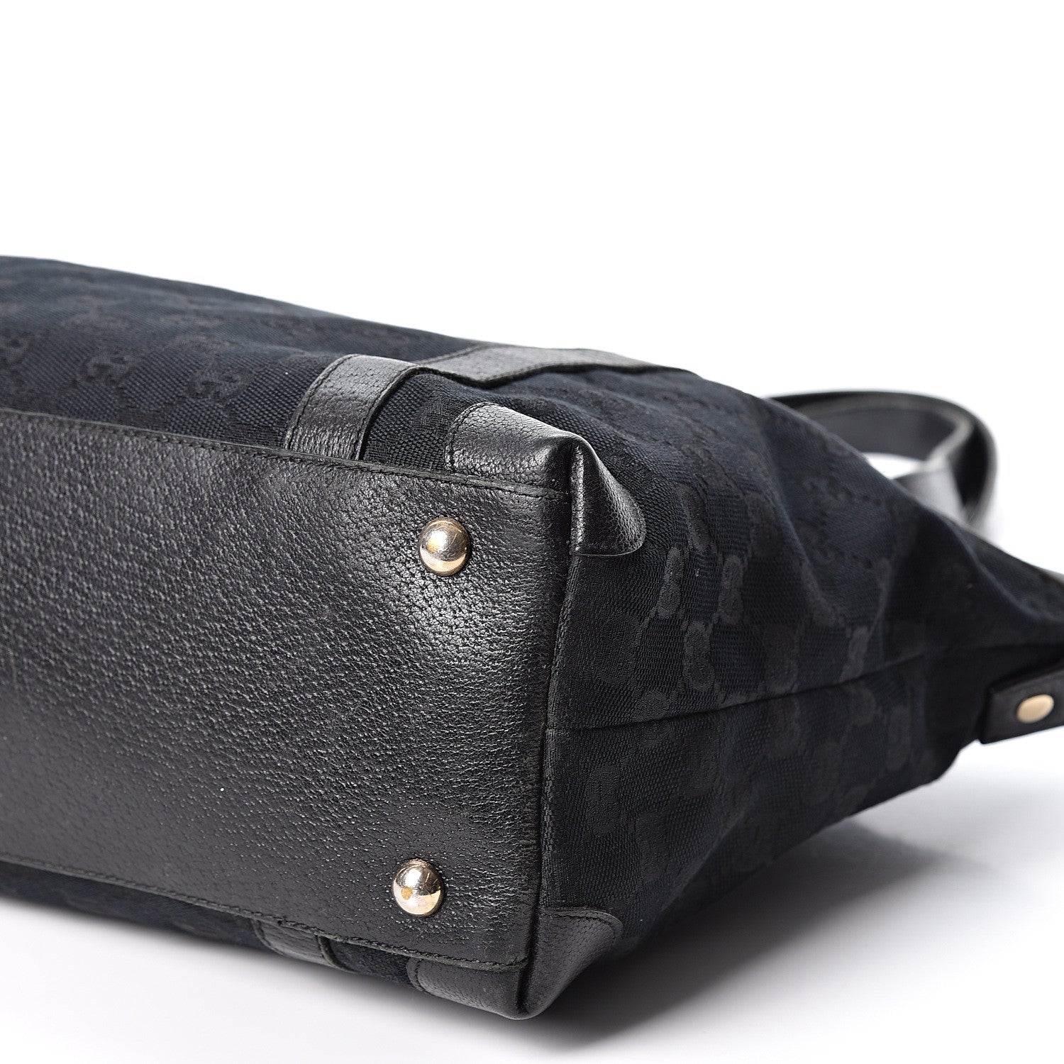 Gucci Monogram Medium Abbey Tote Black 10 of 10