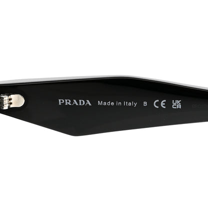 Prada Acetate Symbole Sunglasses SPR 19Z Black 6 of 10