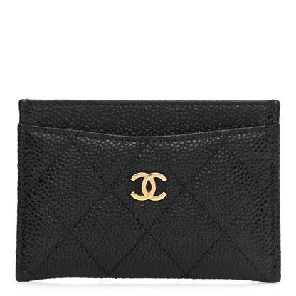 Chanel Caviar Quilted Card Holder Black 1 of 9