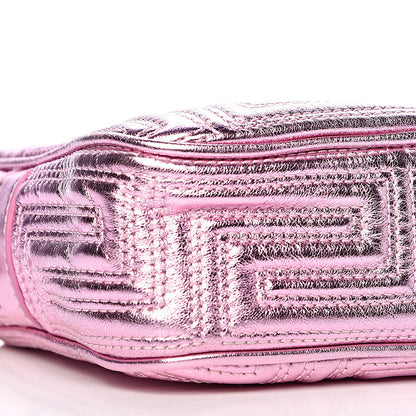 Versace Metallic Nappa Quilted Icon Camera Bag Rosa 8 of 9