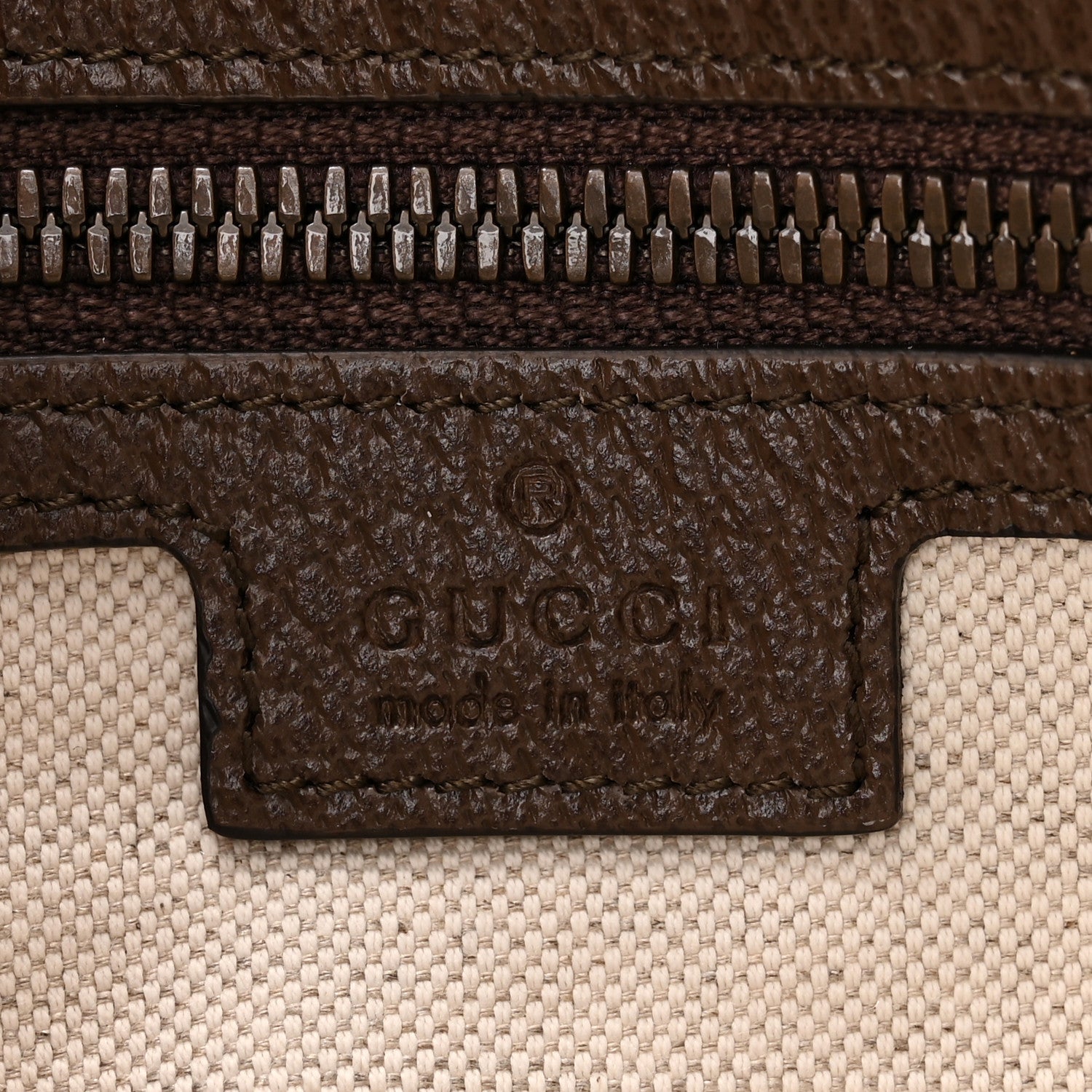 Gucci Soft GG Supreme Monogram Medium Ophidia Belt Bag Dark Brown 6 of 10
