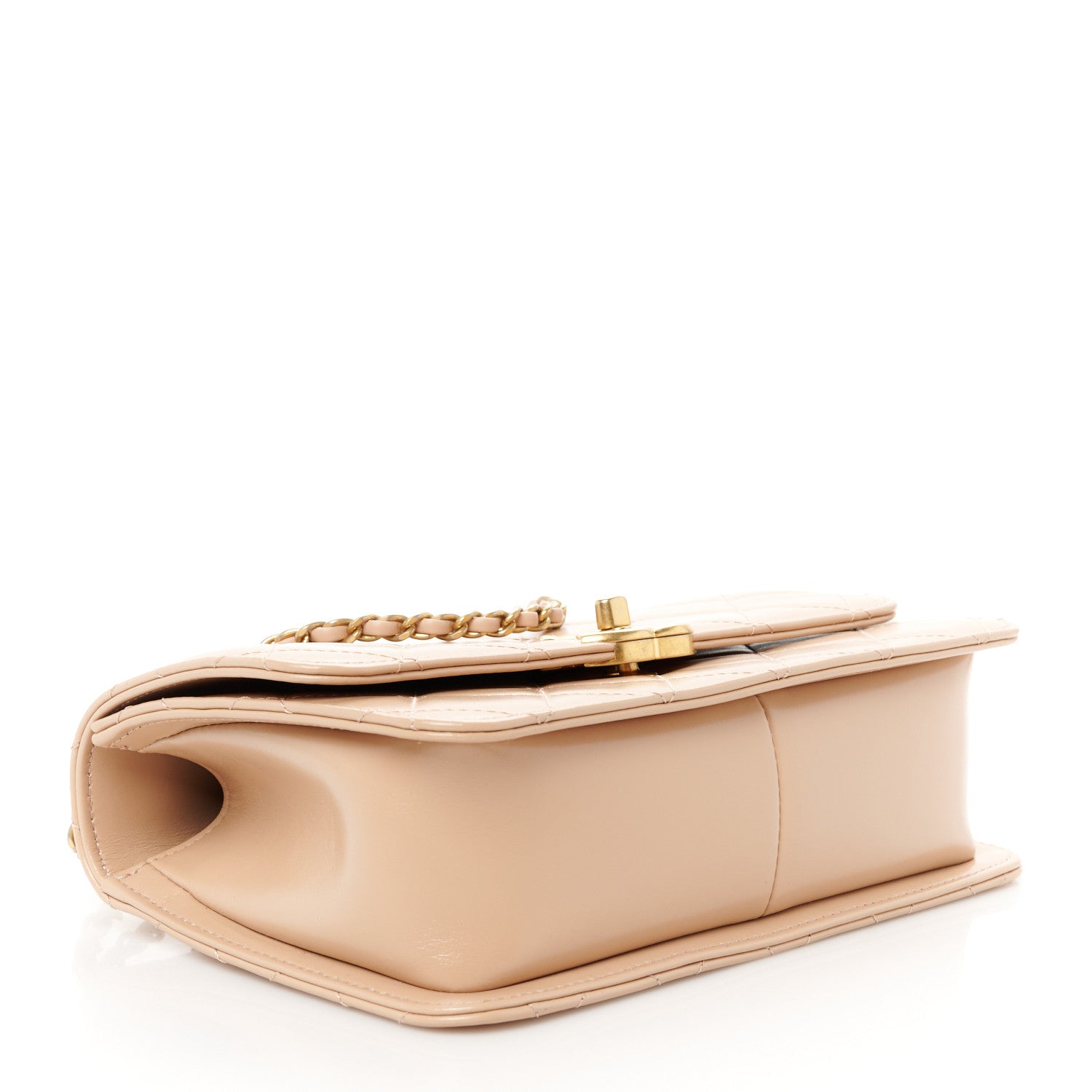 Chanel Calfskin Quilted Perfect Fit Flap Beige 4 of 10