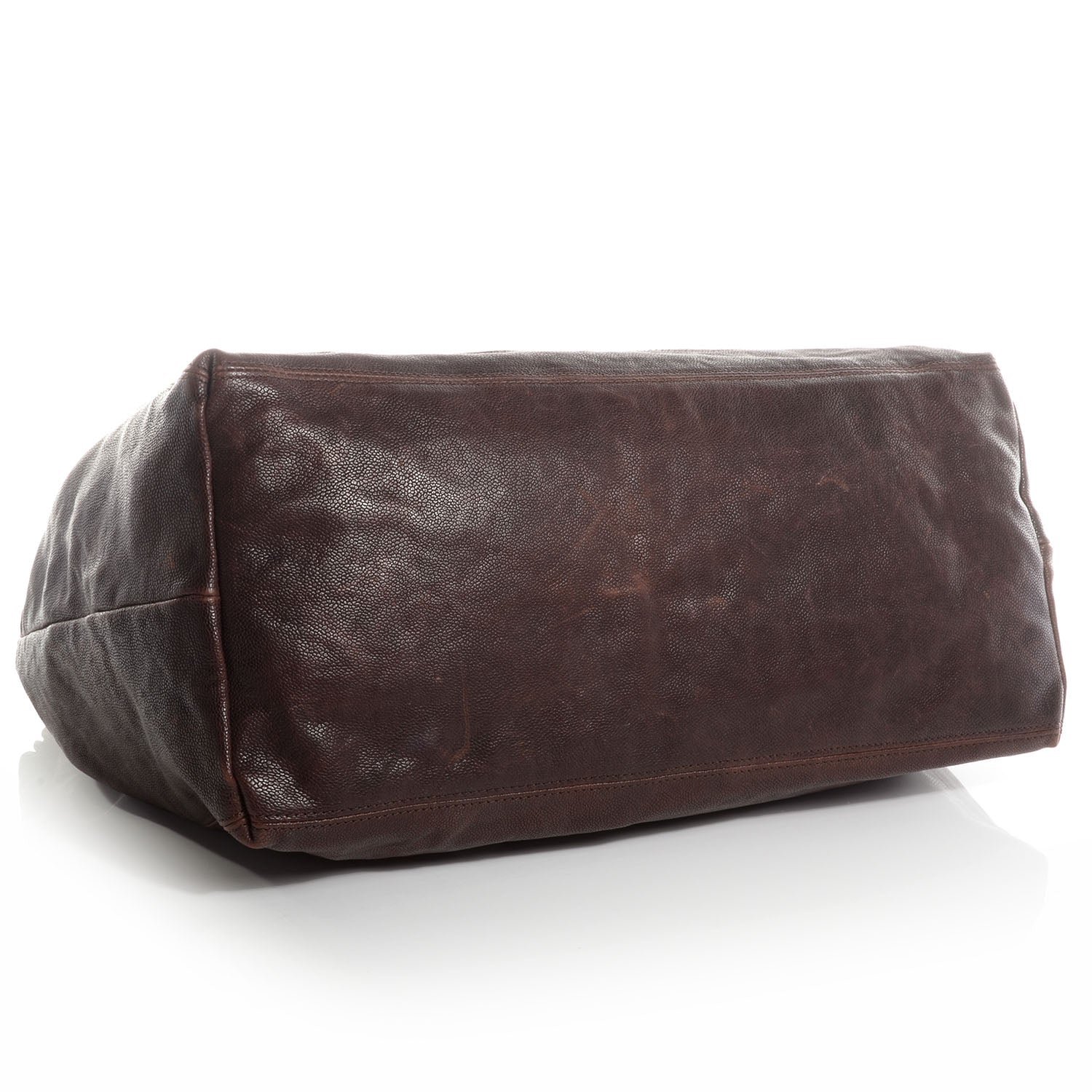 Chanel Distressed Caviar XL Coco Cabas Brown 4 of 7