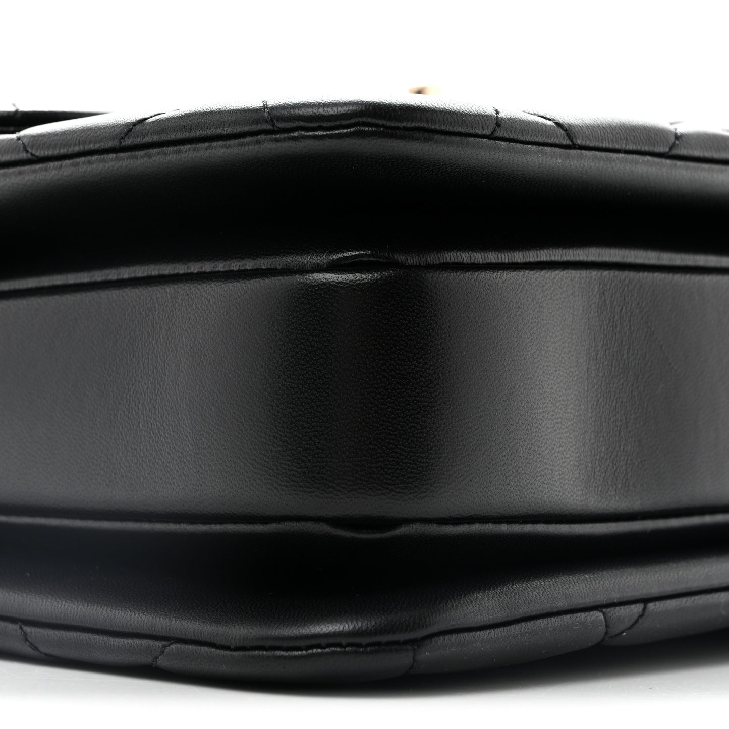 Lambskin Quilted Medium Trendy CC Flap Dual Handle Bag Black