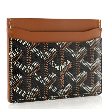 Goyard Goyardine Saint Sulpice Card Holder Black Gold 3 of 7