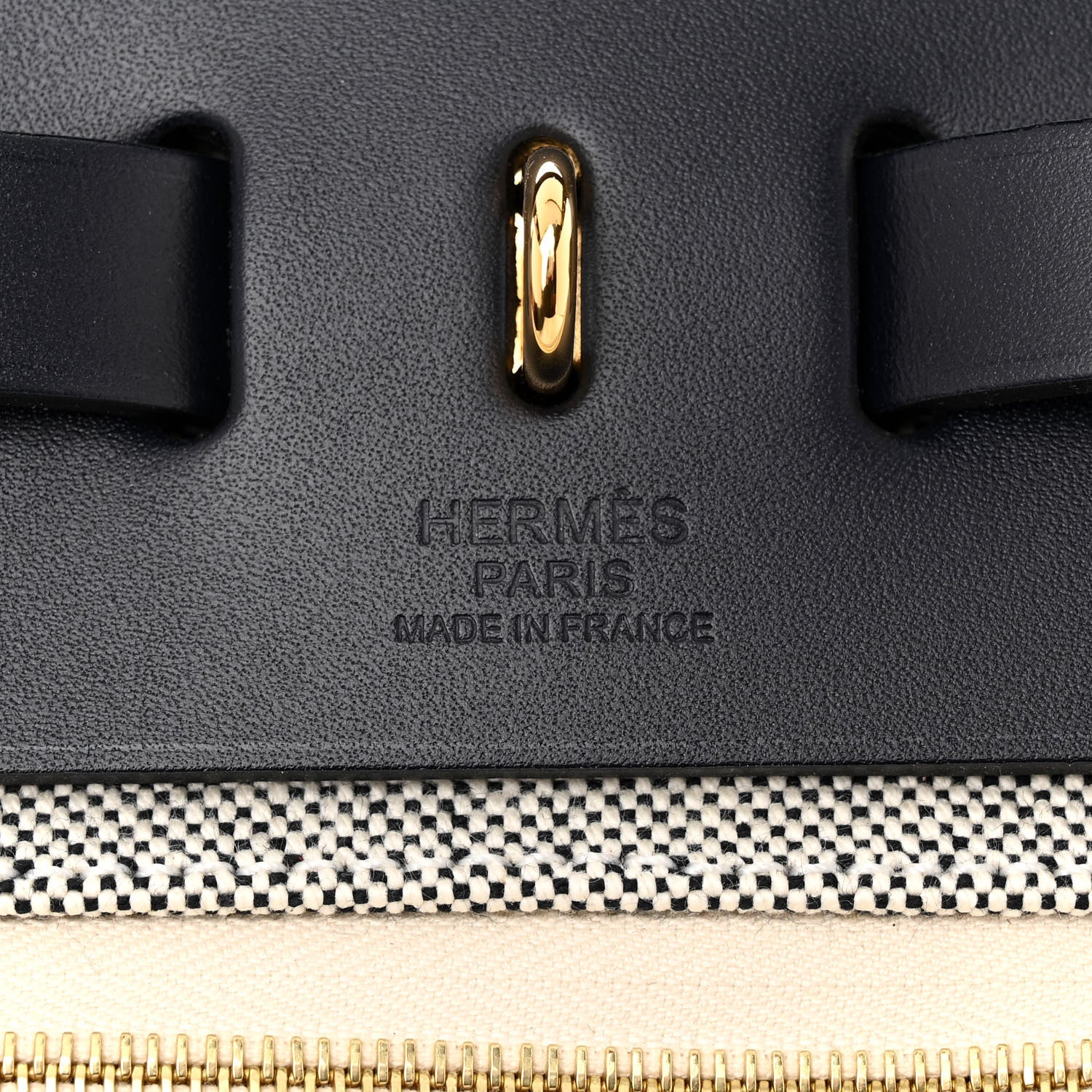 Hermes H Plume Canvas Vache Hunter Circuit 24 Herbag Zip Retourne 31 Bleu Royal Bleu Indigo Ecru 7 of 12