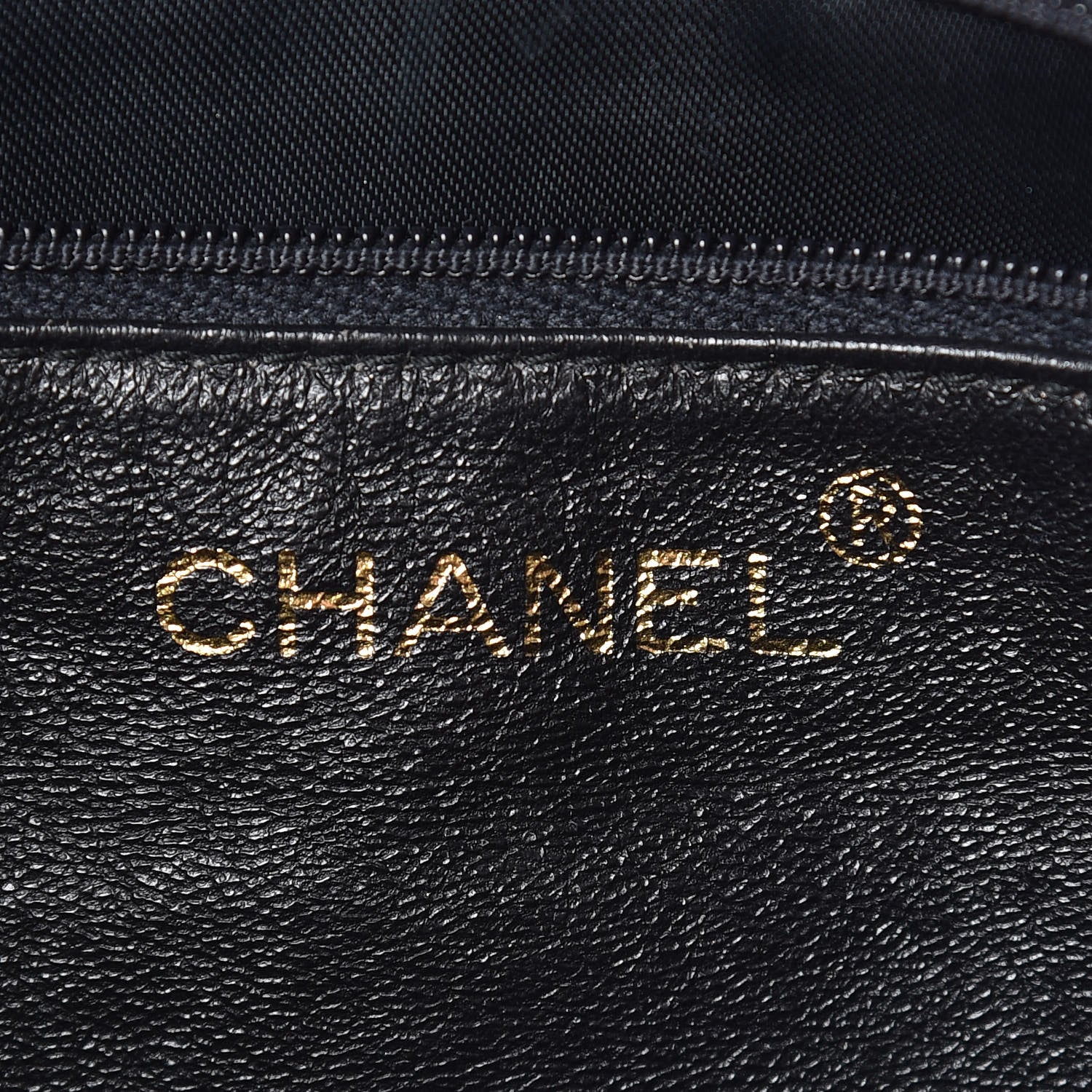 Chanel Lambskin Chevron Quilted Tassel Camera Case Black 6 of 16