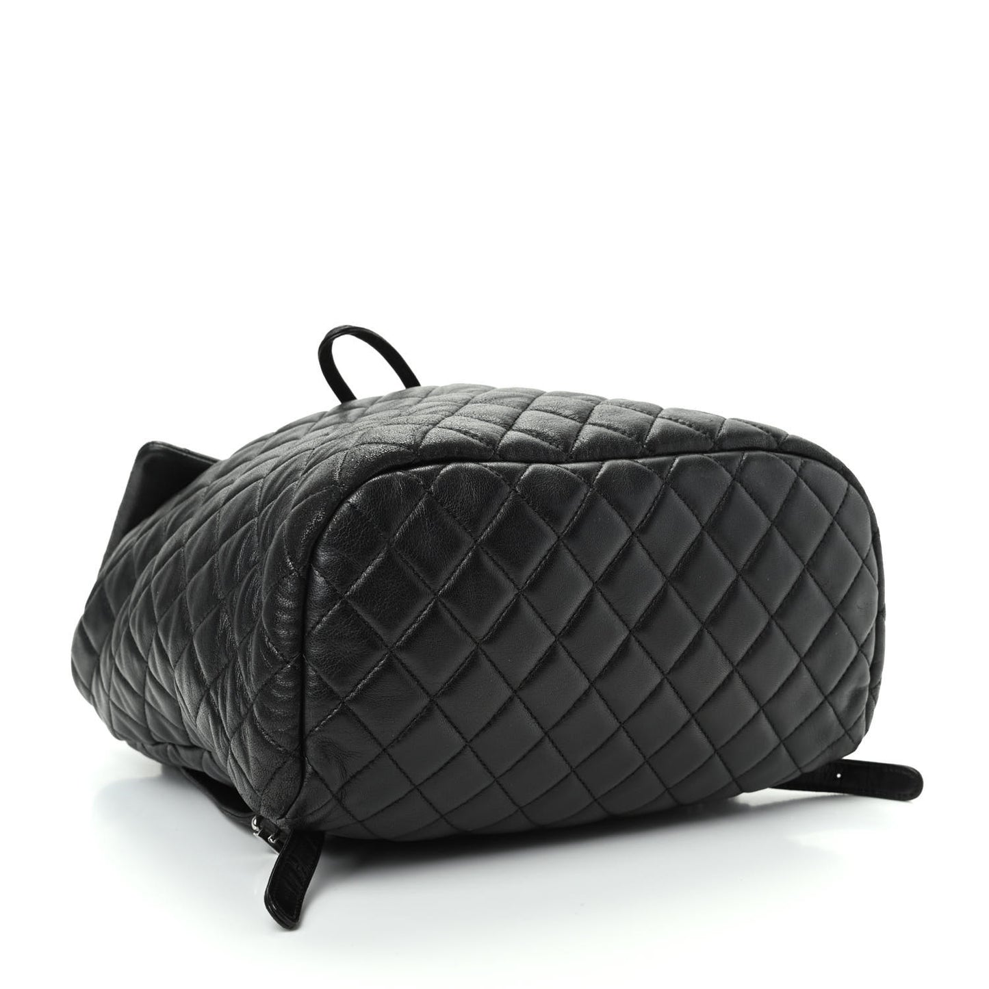 Calfskin Quilted Large Urban Spirit Backpack Black