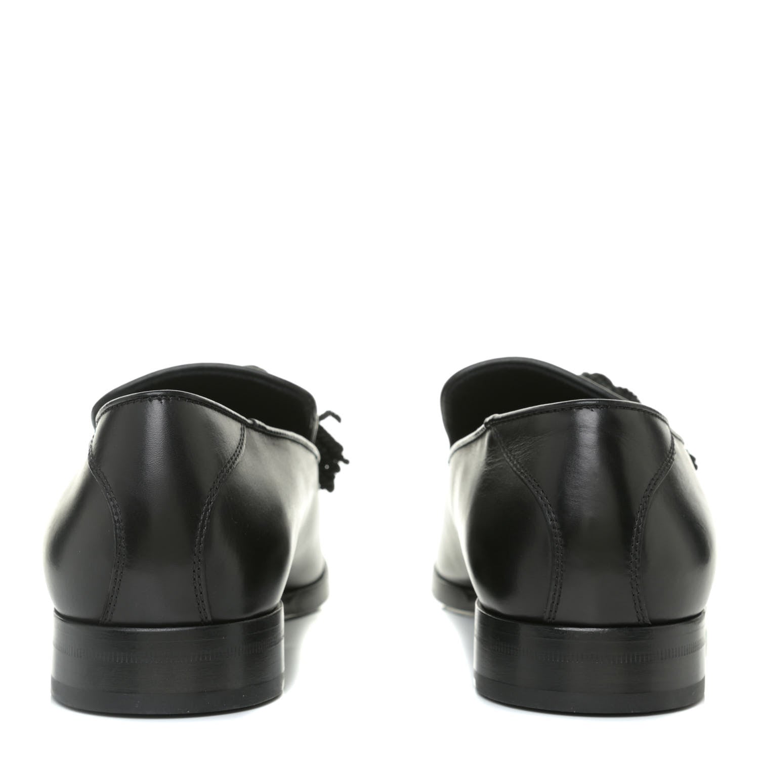 Jimmy Choo Nappa Mens Foxley Tassel Loafers 41 Black 5 of 10