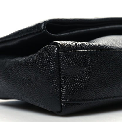 Saint Laurent Grain De Poudre Monogram Toy West Hollywood Fold-Over Bag Black 9 of 10