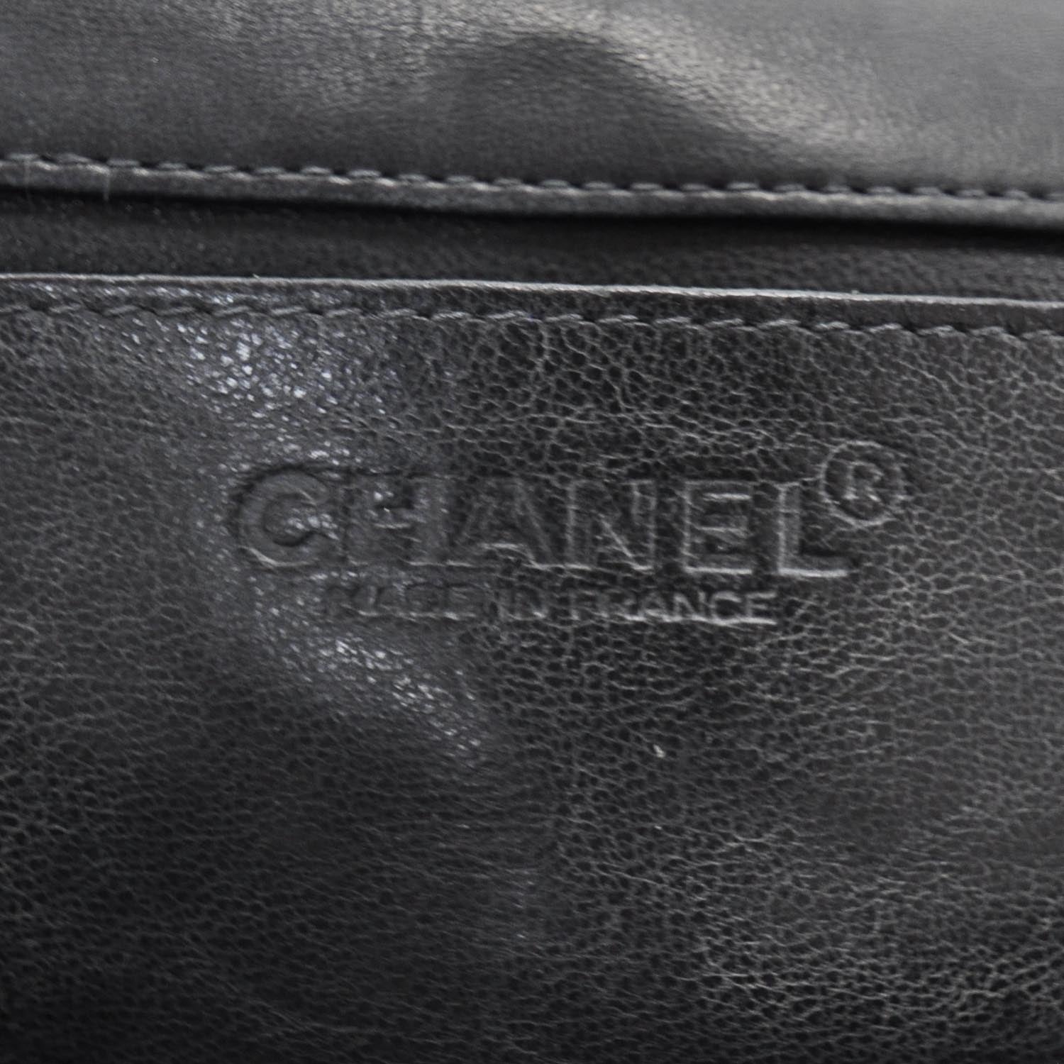 Chanel Lambskin Small Chocolate Bar Flap Black 8 of 10