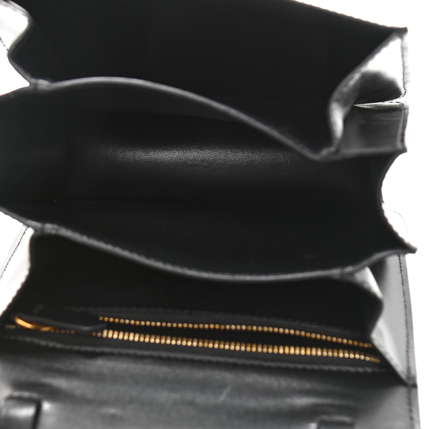 Celine Box Calfskin Small Classic Box Flap Bag Black 5 of 10