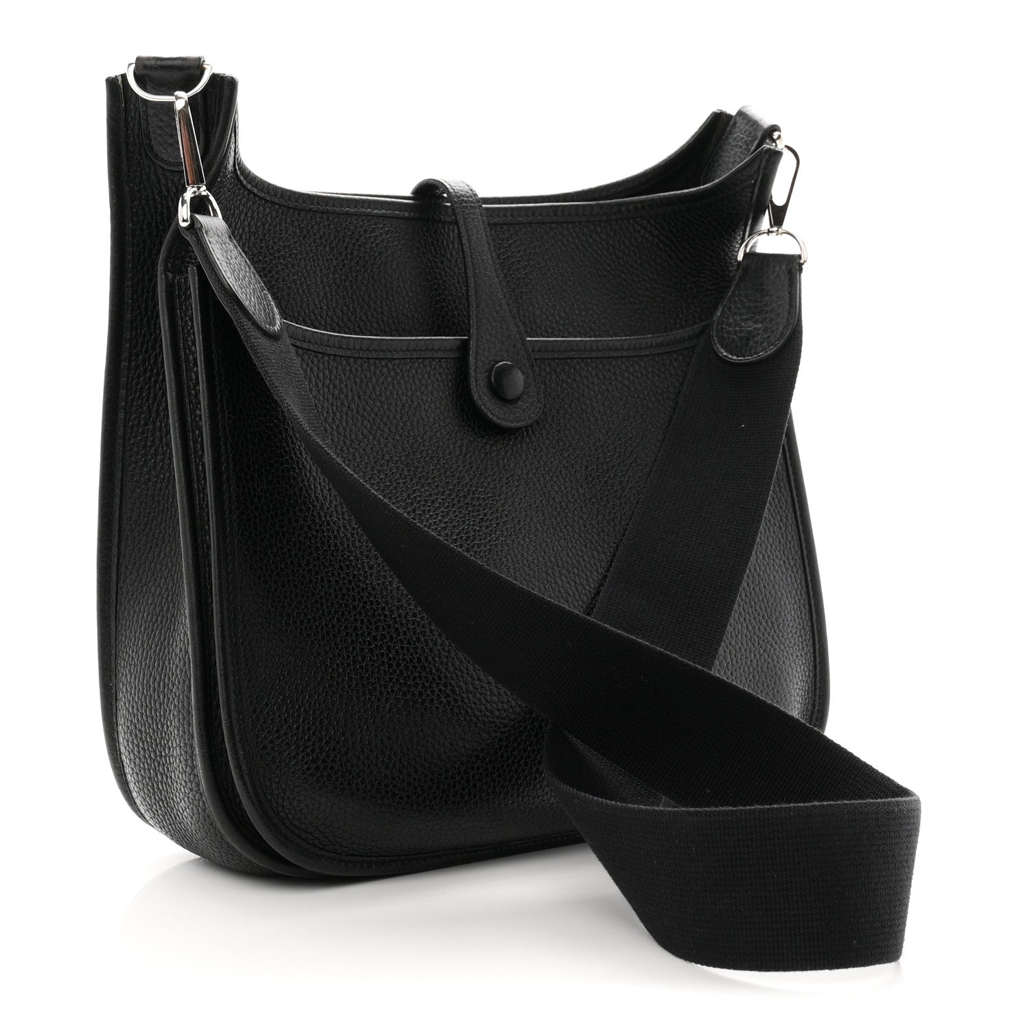 Hermes Taurillon Clemence Evelyne II PM Black 3 of 10