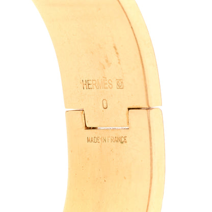 Hermes Enamel Wide Clic Clac H Bracelet PM Orange 4 of 4
