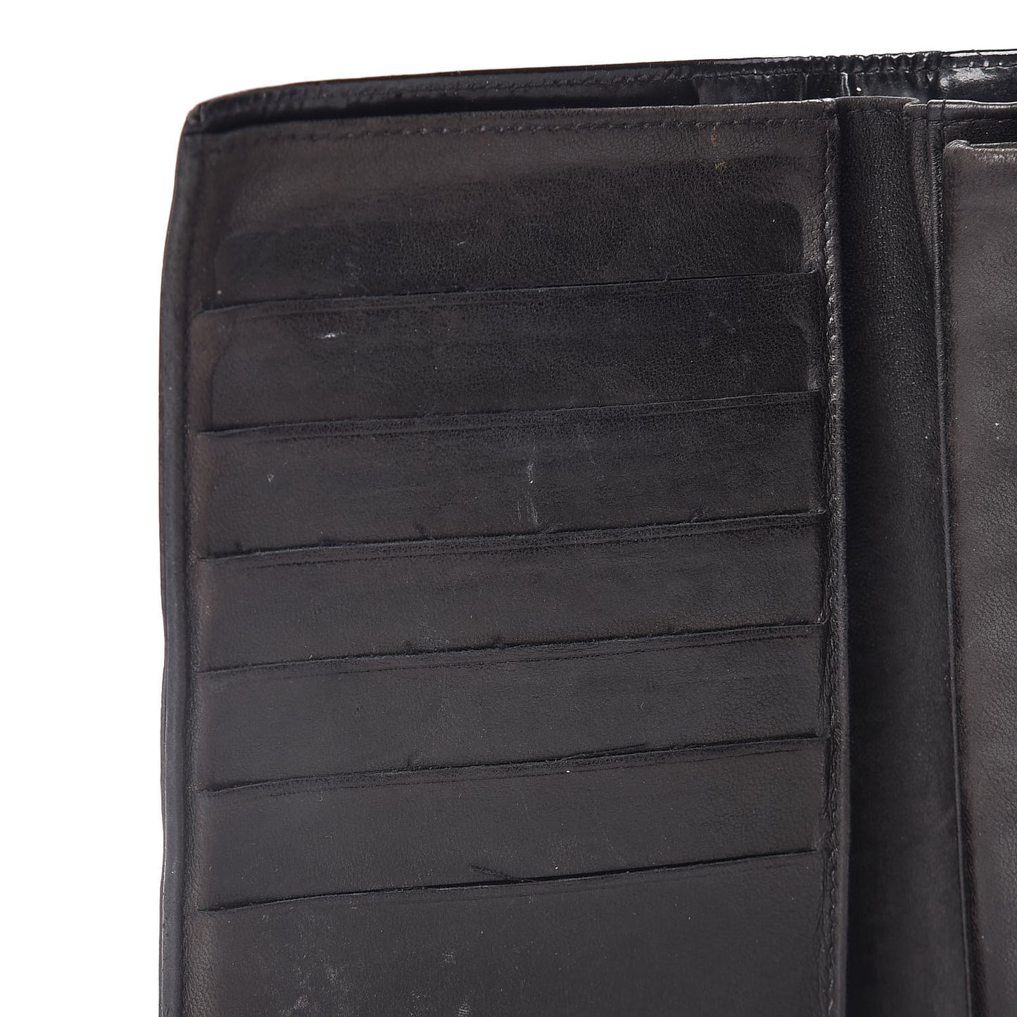 Patent Timeless CC French Wallet Black