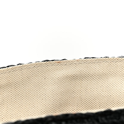 Gucci Raffia Azalea Calfskin Crochet Flower Small GG Marmont Shoulder Bag Natural Ecru Black 11 of 11