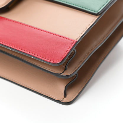 Gucci Calfskin Bamboo Web Medium Dionysus Top Handle Bag Camelia Bright Evergreen Hibiscus Red 9 of 11