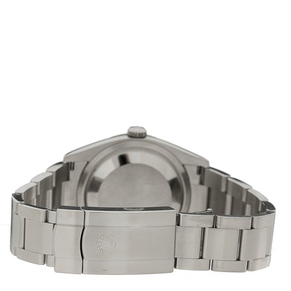 Rolex Stainless Steel 36mm Oyster Perpetual Watch Green 126000 3 of 5