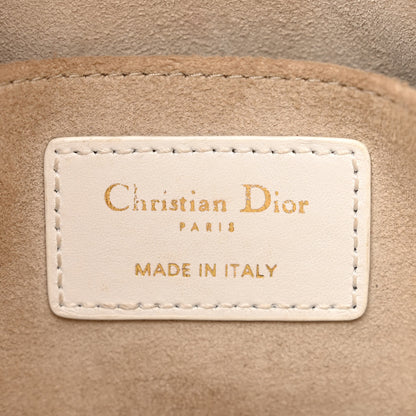 Christian Dior Lambskin Cannage Medium Dior Vibe Hobo Bag Beige 6 of 12