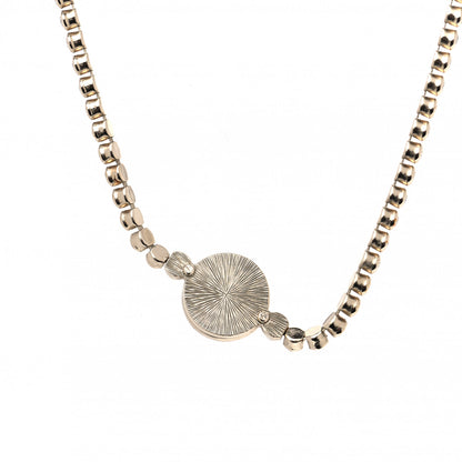 Chanel Crystal CC Chain Short Necklace Gold 3 of 4