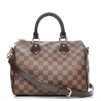 Louis Vuitton Damier Ebene Speedy Bandouliere 25 1 of 8